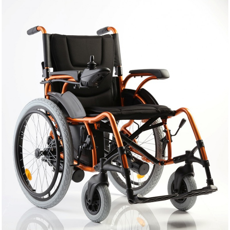 E-shop Elektrický invalidný vozík energeticky úsporný D130AL oranžový