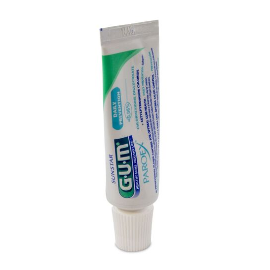 Cestovné balenie zubnej pasty na každodennú prevenciu Gum Paroex 0,6
