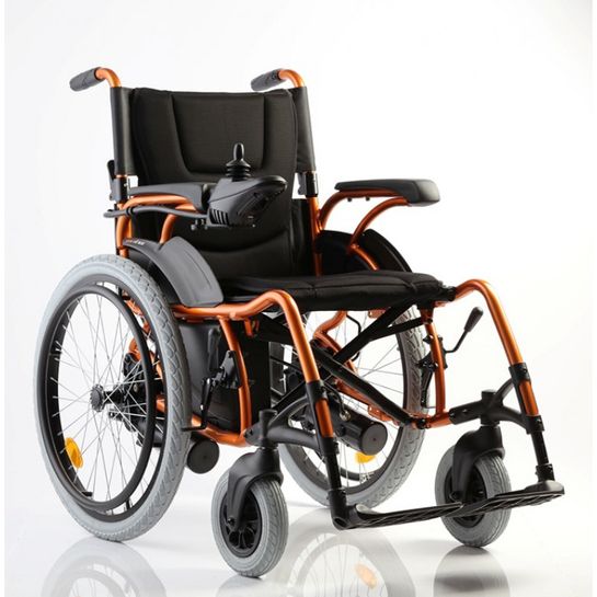 Elektrický invalidný vozík energeticky úsporný D130AL oranžový