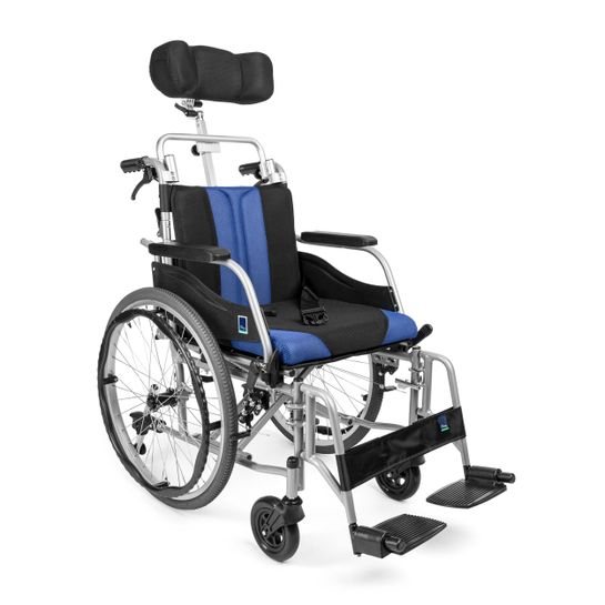 Hliníkový invalidný vozík s opierkou hlavy PREMIUM-TIM PLUS