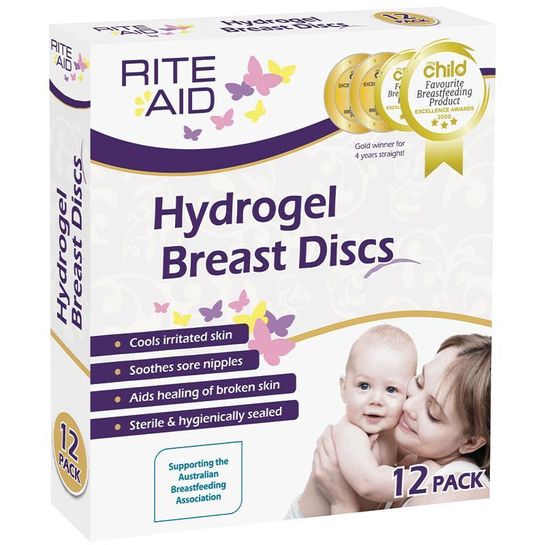 Hydrogélové prsné vložky Rite Aid 12ks