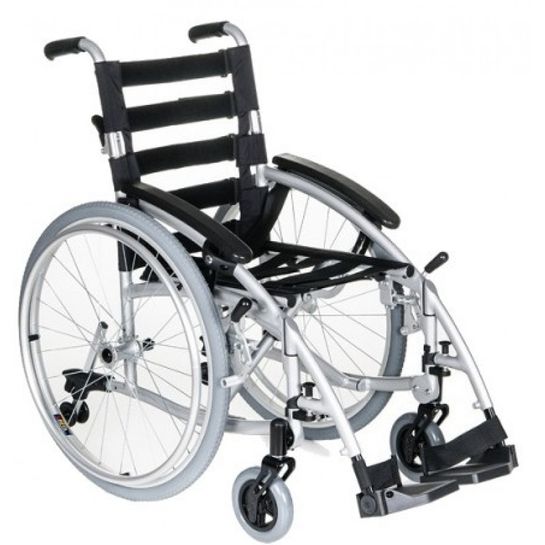 Invalidný vozík mechanický ACTIVE SPORT VCWK9AS - strieborná