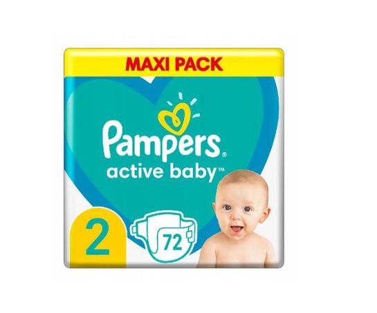 Jednorázové plienky Pampers active baby rozmer 2 4-8 kg 72 kusov