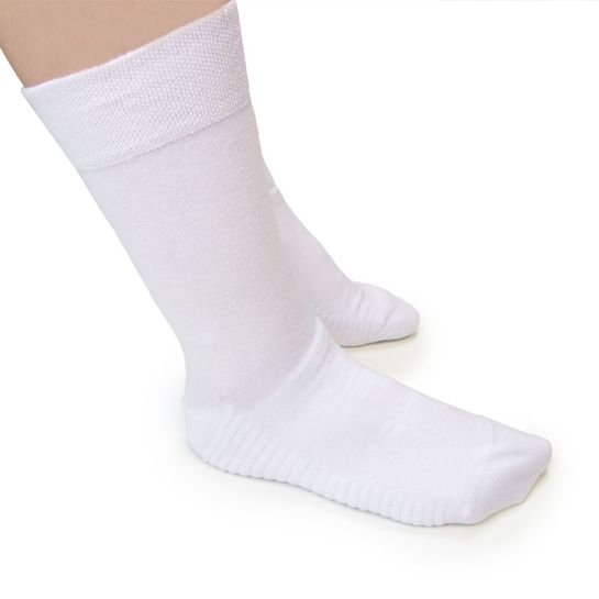 Masážne ponožky pre diabetikov UNISEX Loana biele