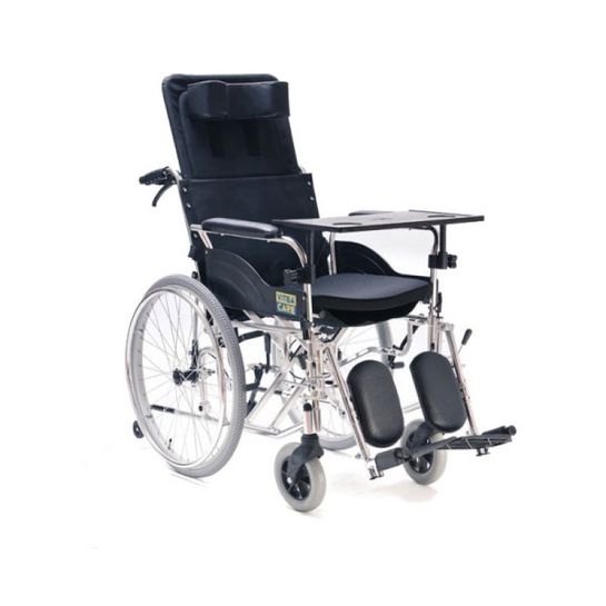 Polohovací invalidný vozík hliníkový Recliner