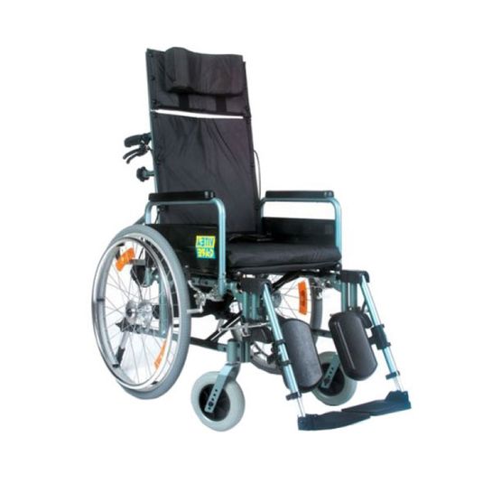 Polohovateľný mechanický invalidný vozík RECLINER EXTRA