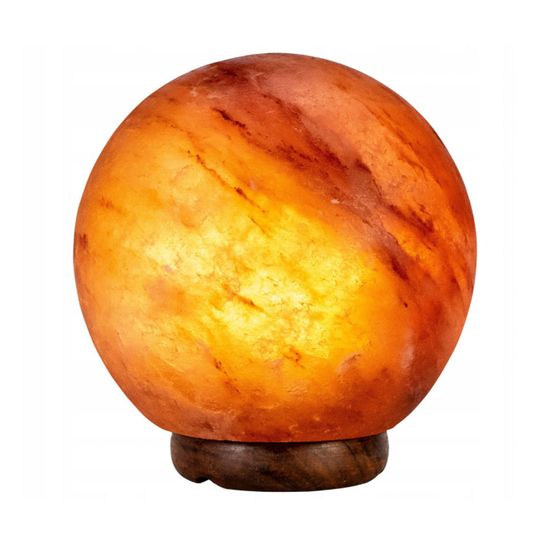 Prírodná soľná lampa Guľa 13 cm