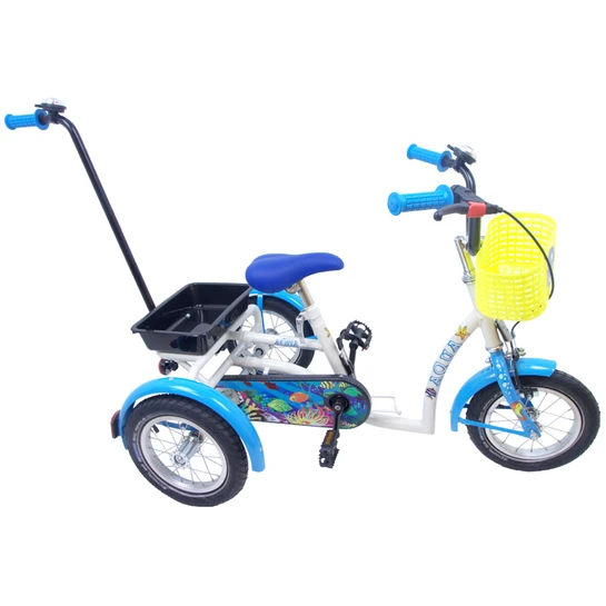 Rehabilitačný trojkolesový bicykel pre deti 3 - 7 rokov AQUA