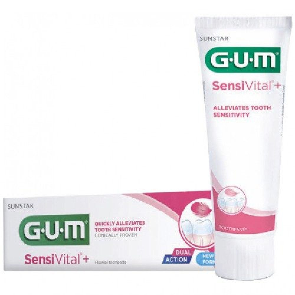 Zubná pasta na citlivé zuby GUM SensiVital + 75 ml