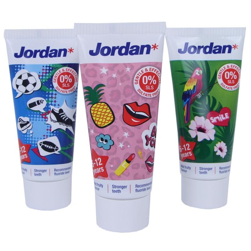 Zubná pasta pre deti 6 - 12 rokov Jordan 50 ml